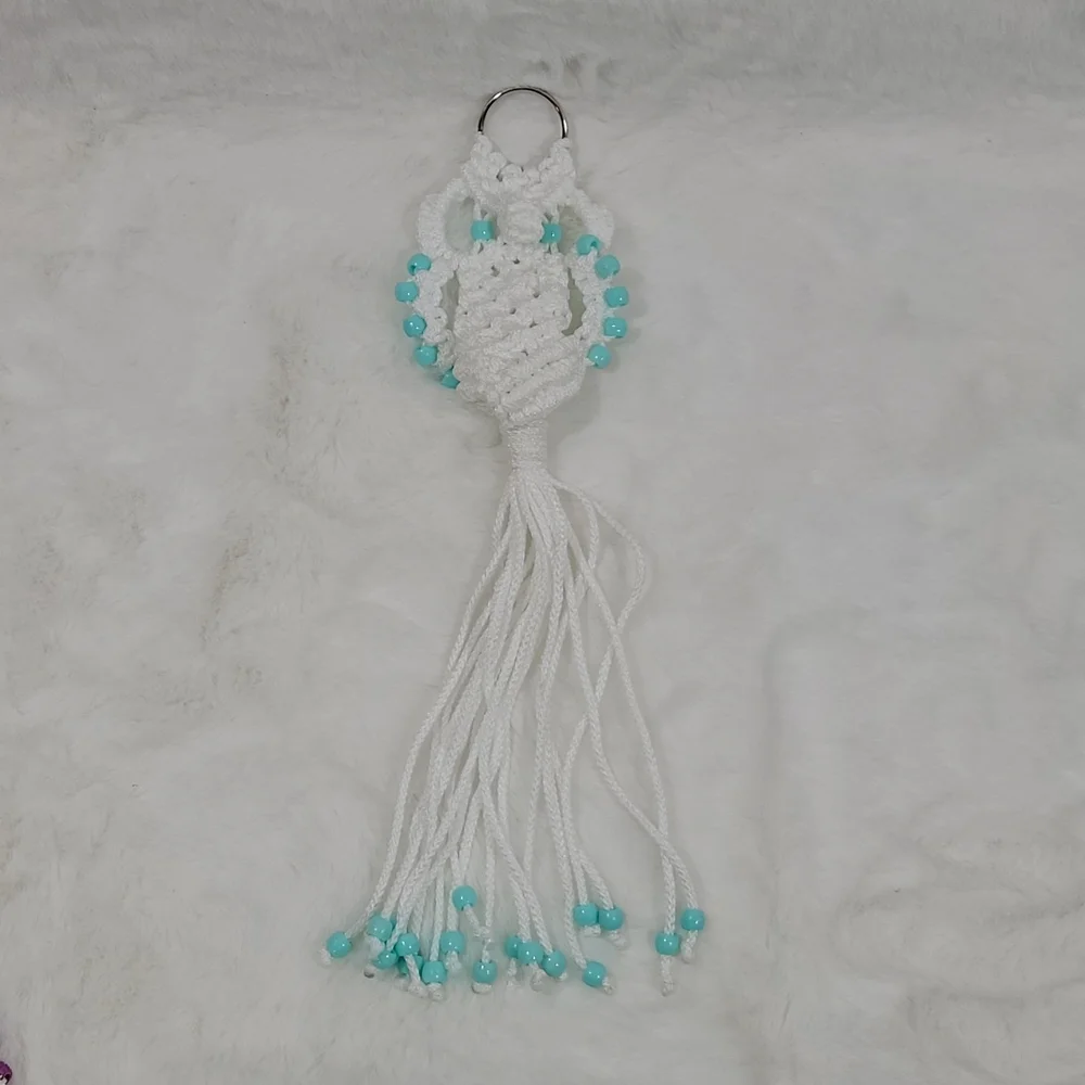 Macrame Owl KeyChain